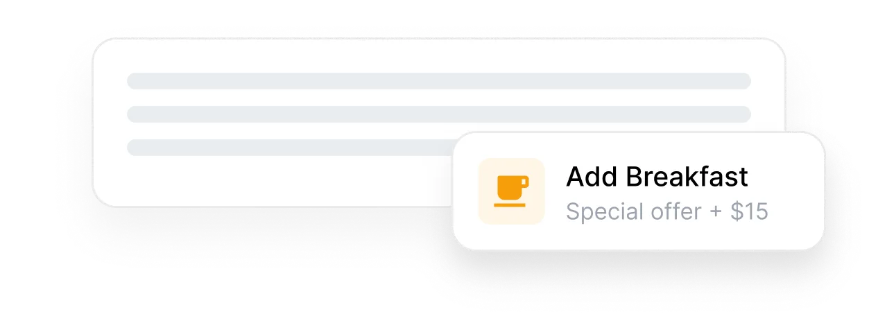 Upsells at the right moment