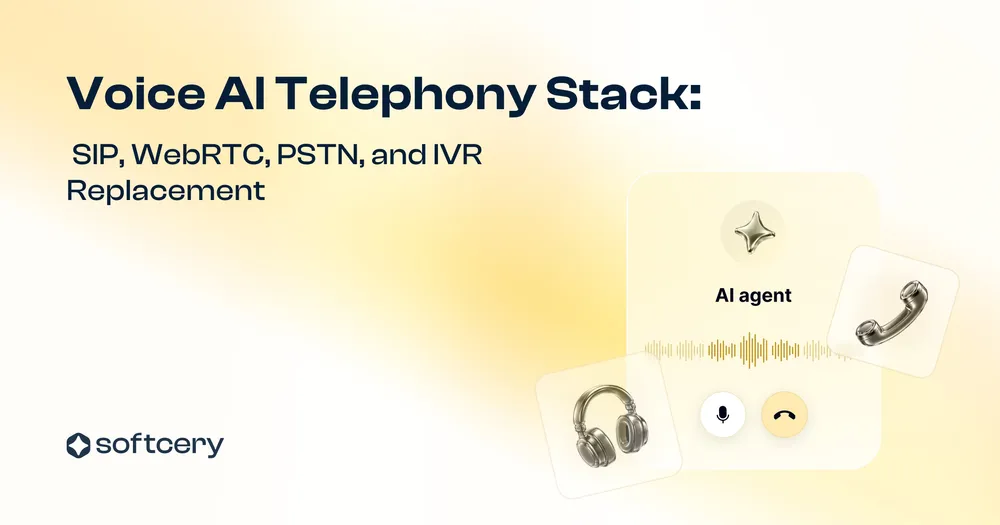 Voice AI Telephony Stack: SIP, WebRTC, PSTN, and IVR Replacement