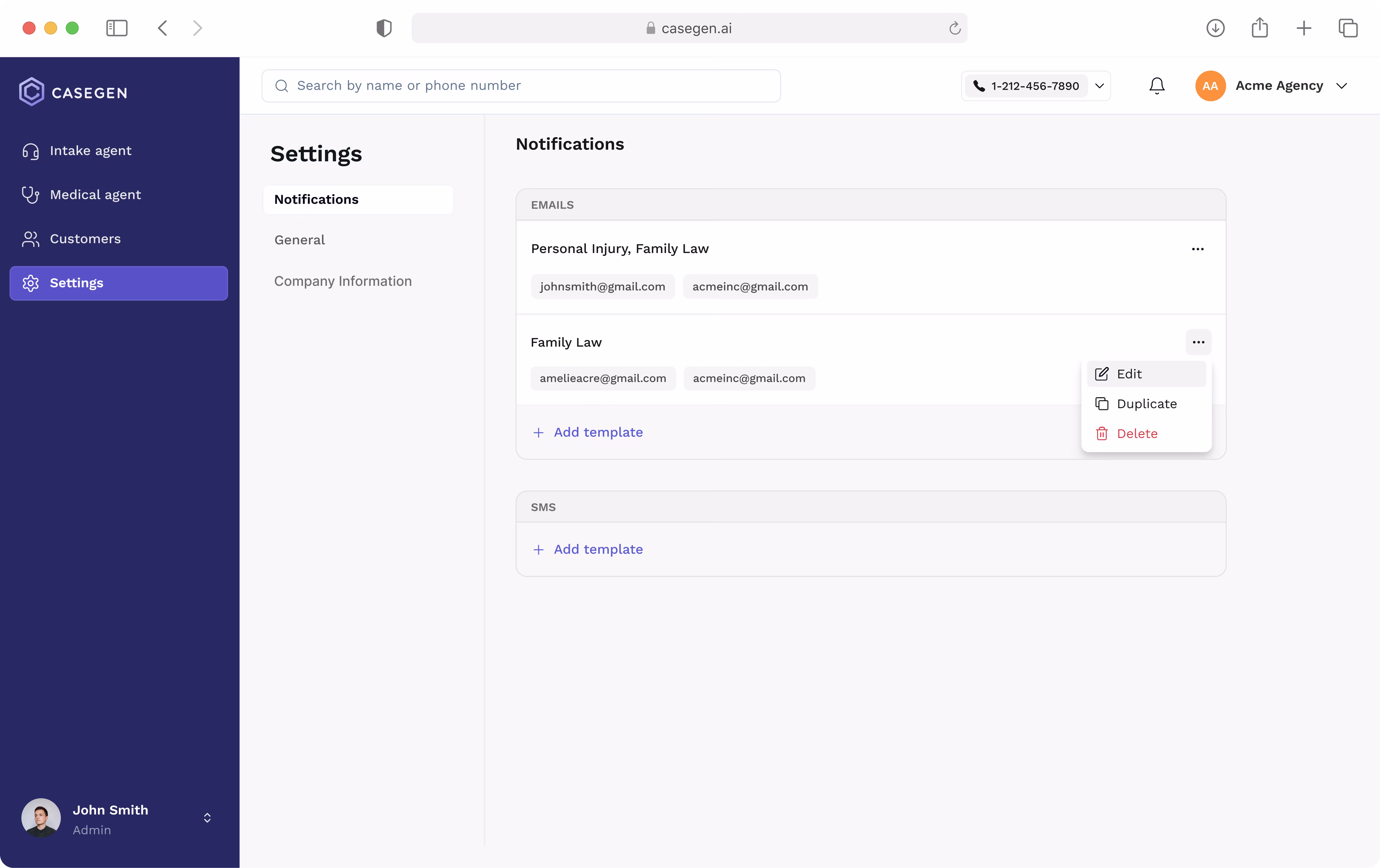 Casegen AI Platform