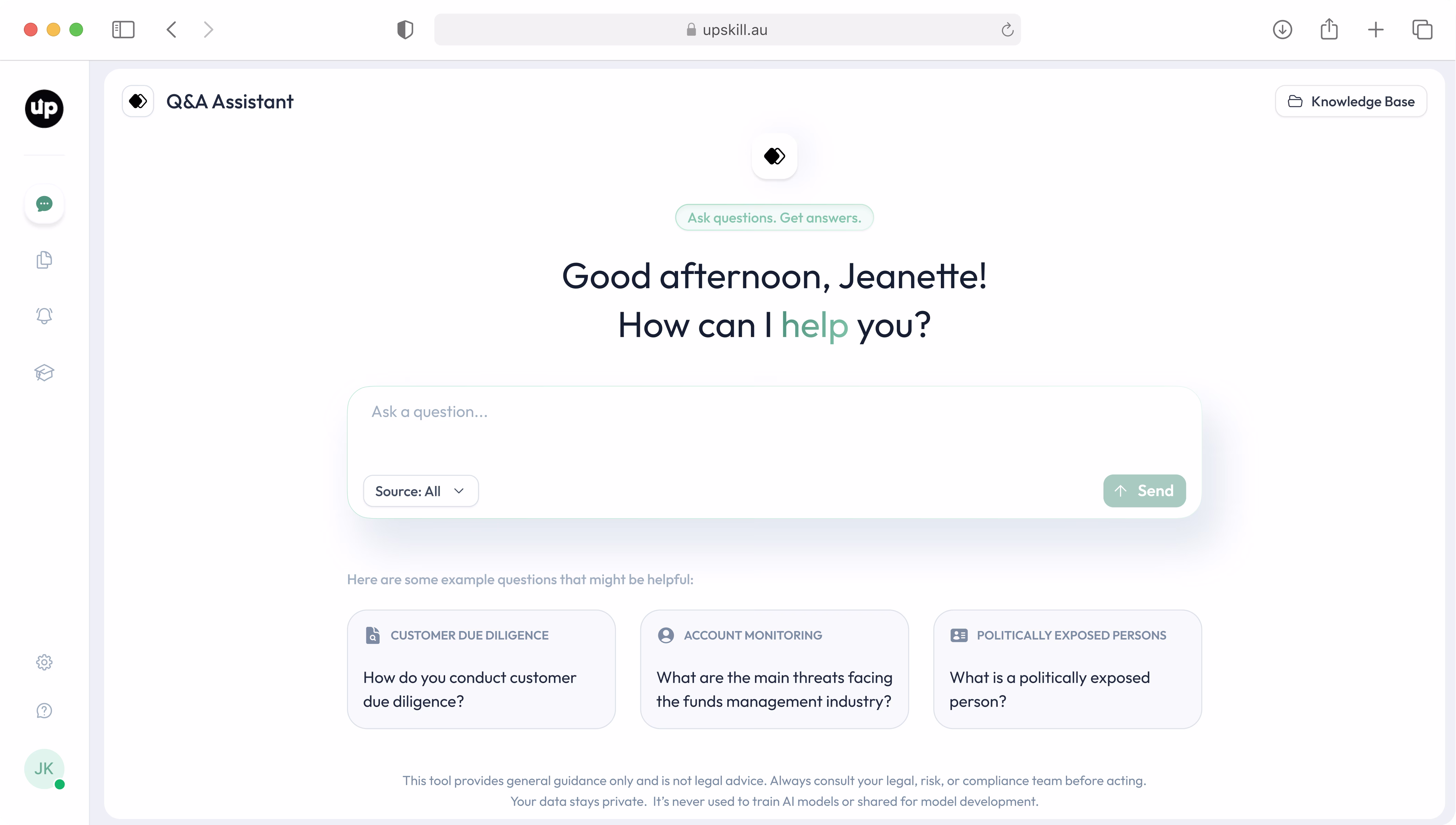 UpSkill AI Platform